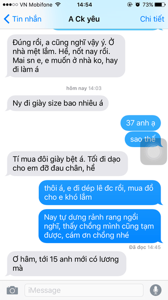 Cách chơi hết sức đơn giản: nhắn tin cám ơn chồng với nội dung bất kỳ, chờ chồng phản hồi tin nhắn. Chụp lại màn hình đó và tham gia chơi